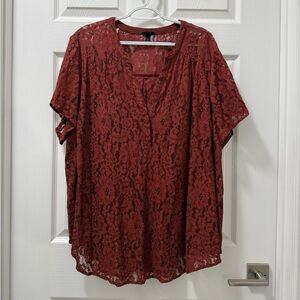 Torrid plus size women’s v-neck blouse